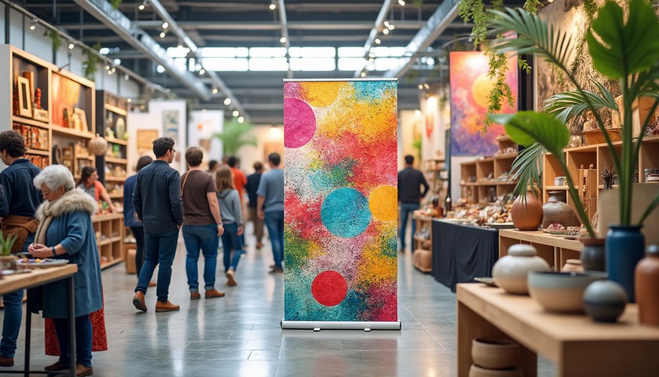 découvrez comment utiliser un roll-up pour attirer efficacement les visiteurs lors d’expositions artisanales. conseils pratiques, astuces de design et idées pour maximiser la visibilité de votre stand.
