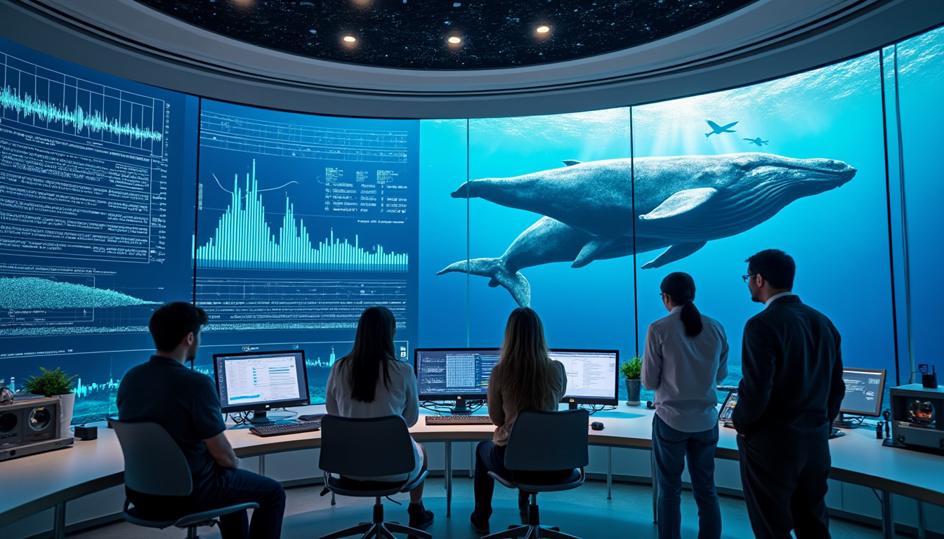 découvrez comment l'intelligence artificielle aide les chercheurs à percer les secrets du langage des baleines et à mieux comprendre ces incroyables mammifères marins.