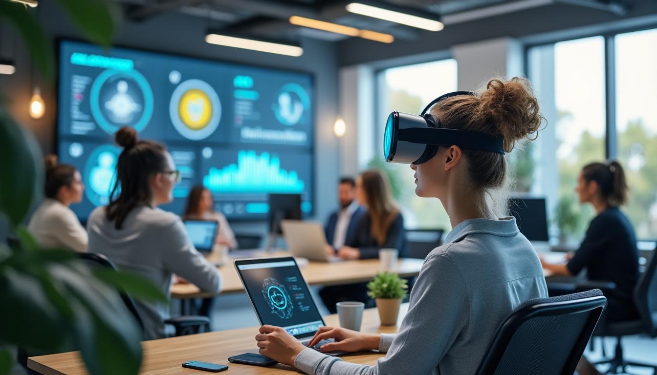 découvrez comment l’intelligence artificielle transforme le soutien et la prévention des problèmes de santé mentale chez les travailleurs en 2023, avec des innovations permettant une meilleure détection, personnalisation et accessibilité des soins.