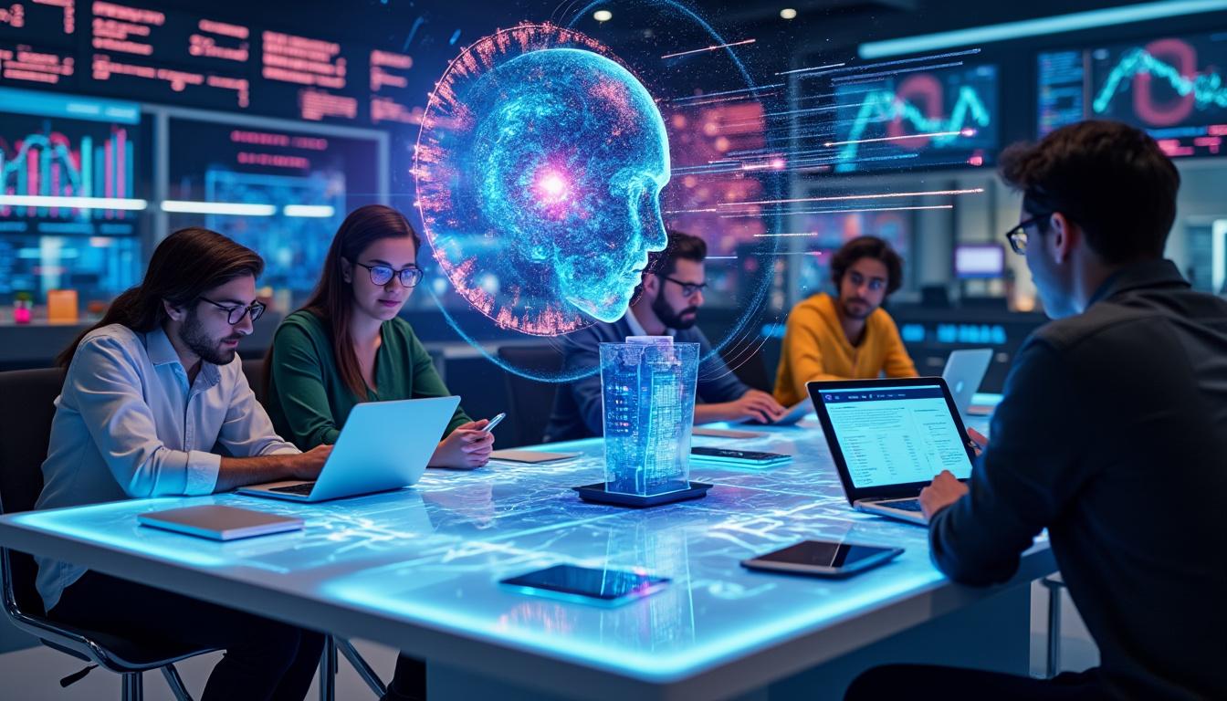découvrez comment l'intelligence artificielle générative transforme les métiers : ce guide pratique pour débutants présente ses usages, avantages et conseils pour les professionnels voulant maîtriser cette technologie innovante.