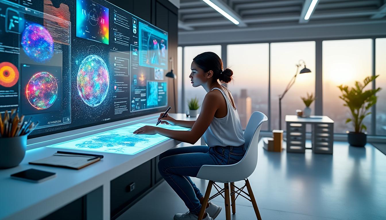 explorez l'impact révolutionnaire de l'intelligence artificielle sur vos processus créatifs et laissez libre cours à votre imagination grâce aux technologies innovantes.